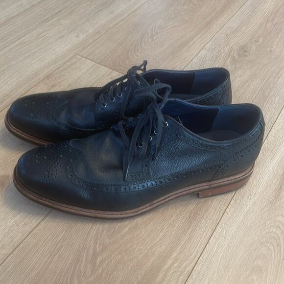 Cole Haan Men\'s size 13 Black Leather Oxfords shoes main image 5